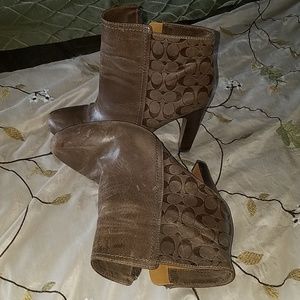 Coach Booties size 8